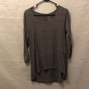 Dark grey thin long sleeve shirt